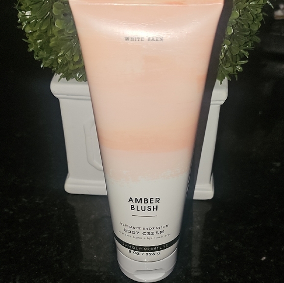 NWT Bath & Body Works Amber Blush Set - White and Peach - Picture 4 of 6